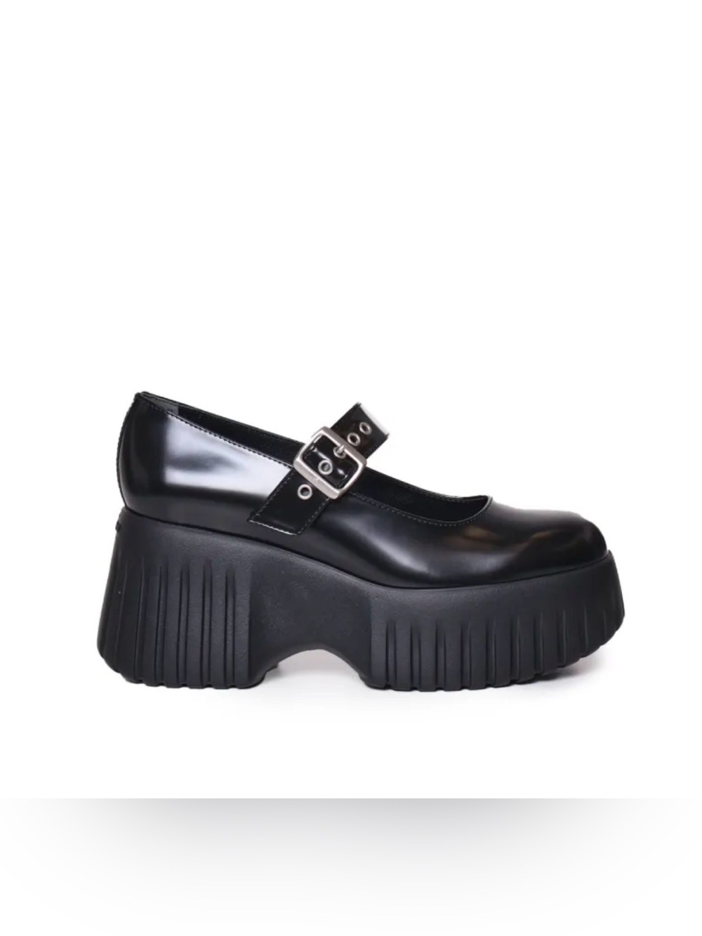 Hogan Black Patent Leather Mary Jane Loafers